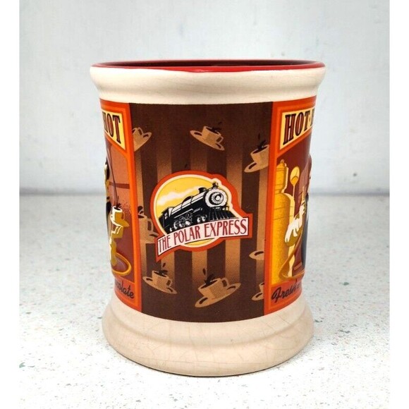 The Polar Express Fresh Hot Chocolate Coffee Collectible Mug Warner Brothers - Picture 5 of 12
